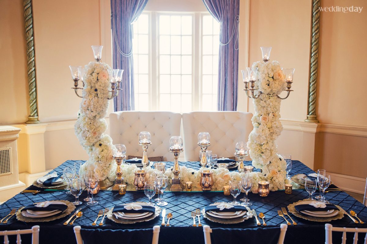 Tablescape at Palais Royale at Morris Performing Arts Center.